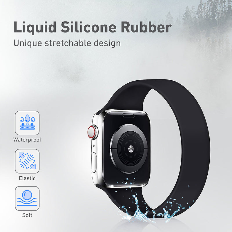 PROMATE Sporty Sillicon Strap for Apple Watch - LOOP-44M - New Arrival