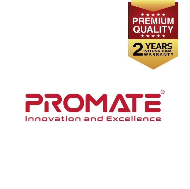 PROMATE 65W Dual USB-C GanFast Wall Charger - POWERPORT-65UKWT