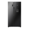 AEG 508L A+ Freestanding Side by Side Black Glass Refrigerator with Tankered Water Dispenser- RXB57011NG