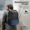 PROMATE 15.6" Laptop Backpack made from 300D Frosted Polyester with 1 main compartment, 2 front pockets, 2 S -  SATCHEL-BP.BLUE