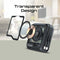 PROMATE Transparent 15W MagSafe Compatible Wireless Charging Power Bank with AC Charger - TRANSMAG-20PRO.BLACK