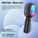 PROMATE 5-in-1 Wireless Karaoke Microphone & Speaker with Dynamic RGB Lights - VOCALMIC
