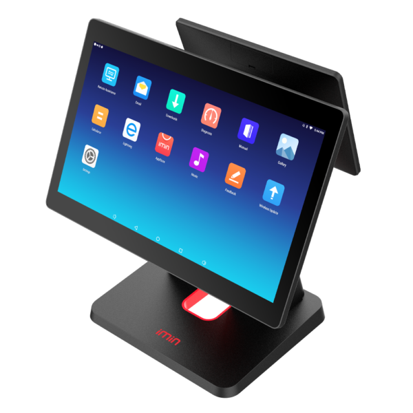 iMin Point of Sale Touchscreen Android POS  505 DUAL DISPLAY - D3-505