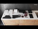 ELICA 72cm NikolaTesla Fit, Built-In Aspiration Hood & Induction Hob with 4 Cooking Zones - NIKOLAFIT-BL/A72 - In Stock