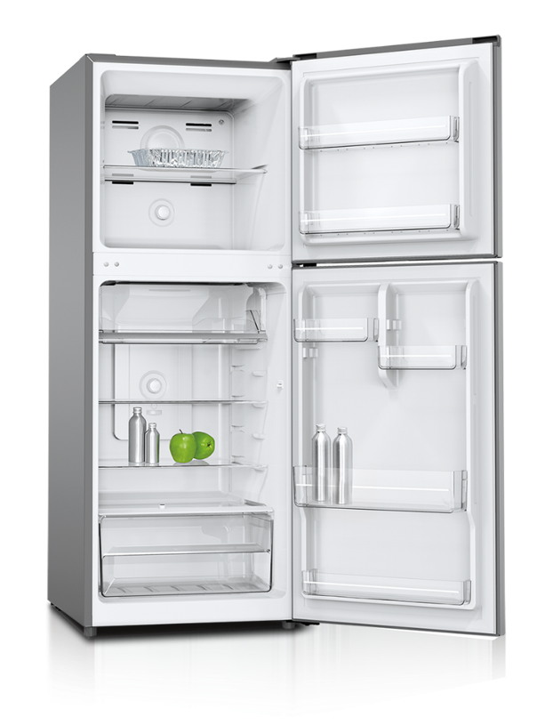 SHARP 260L/197L A+ Top Mount Refrigerator 2 Door Inox No Frost - SJ-HM260-SS2