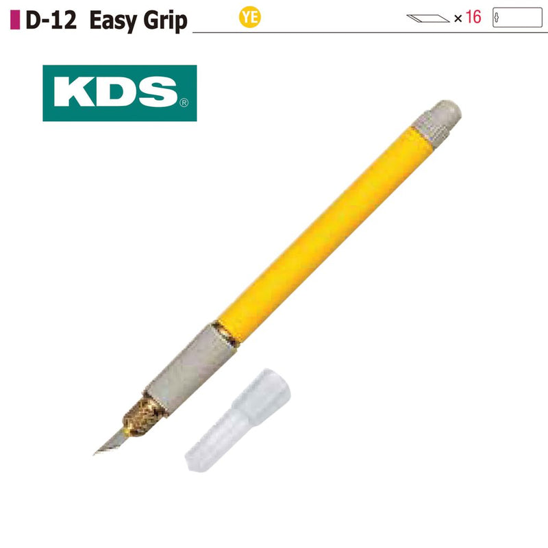 KDS EASY GRIP WITH 16 SPARE BLADES - D-12 - RL EXCLUSIVE