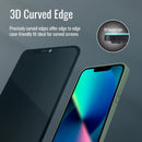 Promate Screen Protector for Iphone - DropProtect™ Matte Tempered Glass with Built-In Bumper - WATCHDOG Series
