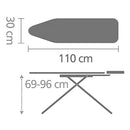 BRABANTIA Ironing Board Type A - 110 x 30cm - Steam Iron Rest - 218729