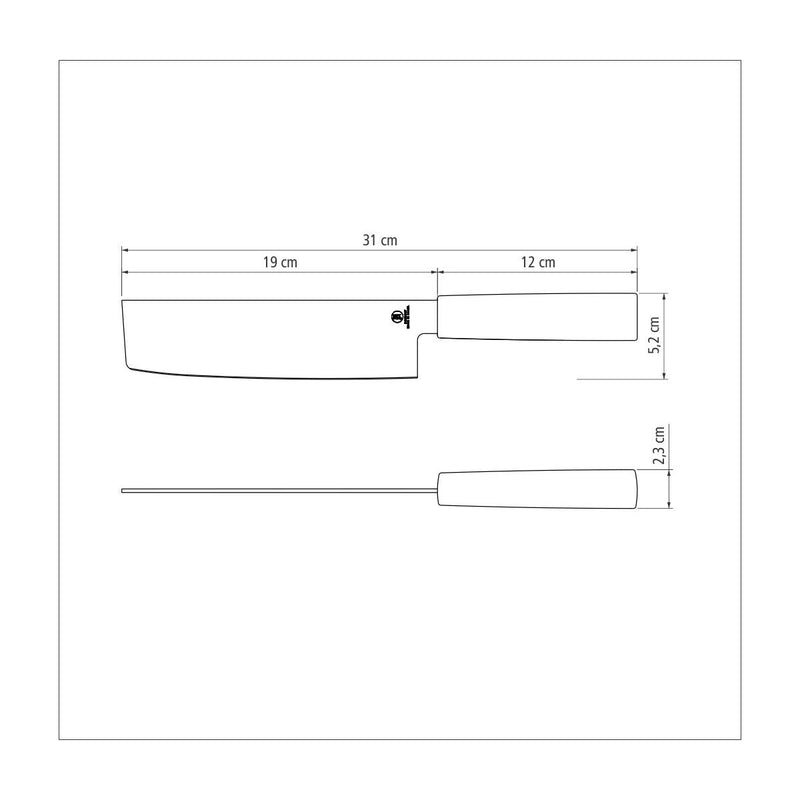 TRAMONTINA 7'' [18cm] Nakiri Sushi Knife 24232/047