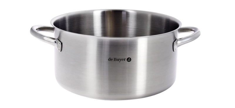 DE BUYER PRIM'APPETY Stainless Steel Stewpan with Cast Handle 28cm - 3505.28