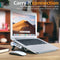 PROMATE Ergonomic Multi-Level Aluminium Laptop Cooling Stand with Dual USB Ports - AIRBASE-6