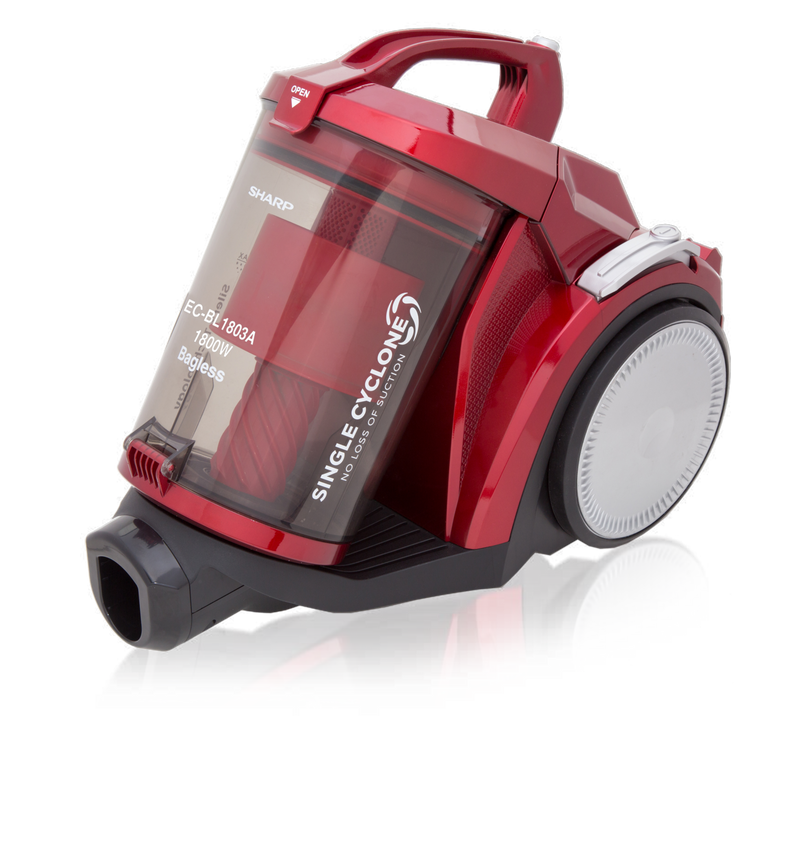 SHARP Bagless Dry Vacuum Cleaner 1800W - EC-BL1803A-RZ ... Limited Stock