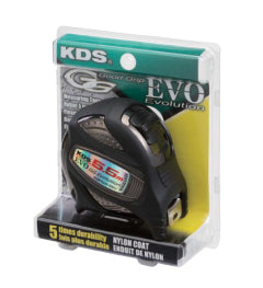 KDS MEASURING TAPE 10m X 33ft [25mm] GGEVO25-10ME - RL EXCLUSIVE