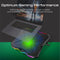 VERTUX Quiet Cooling Laptop Stand With Rainbow LED Lights - GLARE