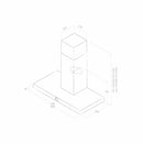 ELICA 90cm LOL Black Chimney Hood - LOL-BL/A/90 - Pre-Order Now!!!