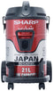 SHARP Barrel Canister Dry Red Vacuum Cleaner 2100W - EC-CA2121-Z
