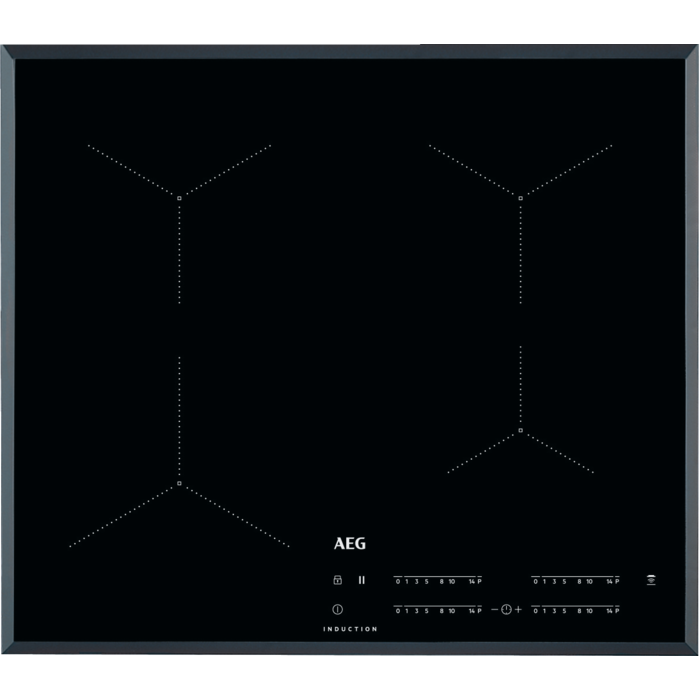 AEG 60cm Built-In Induction Hob with 4 Cooking Zones - IKB64431FB