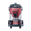 SHARP Barrel Canister Dry Red Vacuum Cleaner 2100W - EC-CA2121-Z - Winter's Sales - Till end of June - Limited Stock