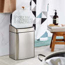 BRABANTIA 12L NewIcon Pedal Bin Dreamy Blue Bundle