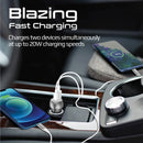 PROMATE 20W Quick Charging Mini Car Charger - DriveGear-20W