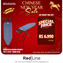 BRABANTIA Ironing Board C, 124 x 45cm - Denim Blue- 134524 - CNY Promo Till 28 Feb - Till Stock Last