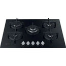 INDESIT 75cm Built in Gas Hob with 5 Burners -  ING72T/BK - RedLine Exclusive