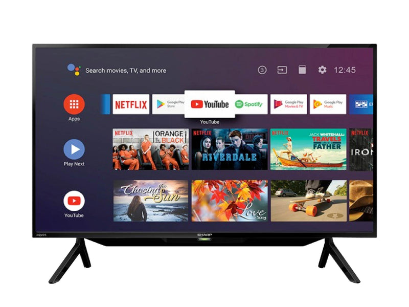 SHARP 42" Full HD HDR Smart LED TV Android 9.0 Netflix YouTube Chromecast-Built in with Google Assistant - 2T-C42BG1X - Sept Promo till 30 Sept