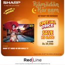 SHARP 75" AQUOS 4K UHD Google TV - 4T-C75FJ1NX -Ramadan Promo EXTENDED Till 28 Feb - Till Stock Last