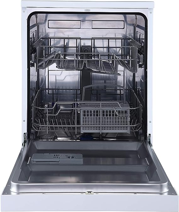 SHARP A+ 12Places Setting Free Standing Dishwasher, Grey - QW-MB612-SS3