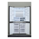 SHARP 724L/605L French 4 Doors Inverter Refrigerator Inox - SJ-FE87V-SS - Incoming 07.01.24 - Pre Book Now!