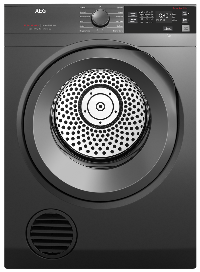 AEG 8.5KG 3000 Series Venting Tumble Dryer - ADV854N3SB - Get 1 Brabantia Ironing Table A 110x30cm 134944 Worth RS 4,990 - Limited Stock - Christmas Sales till 31 Dec - Till stock lasts