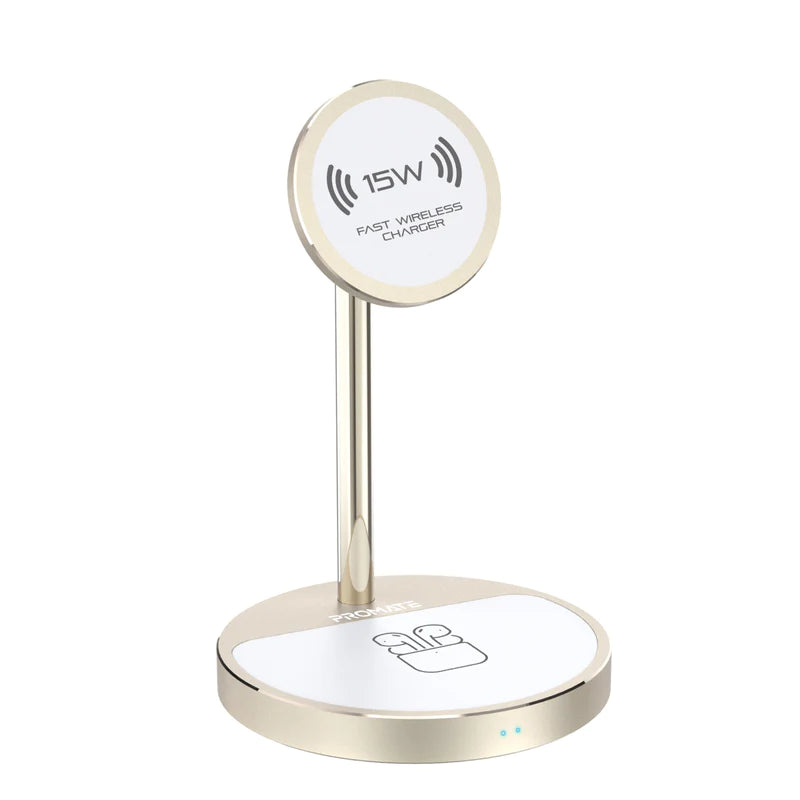PROMATE 3-in-1 Magsafe Wireless Charger with 15W Magsafe, 5W Qi & 20W PD USB-C - AURABASE-PD20.UK -  New Arrival