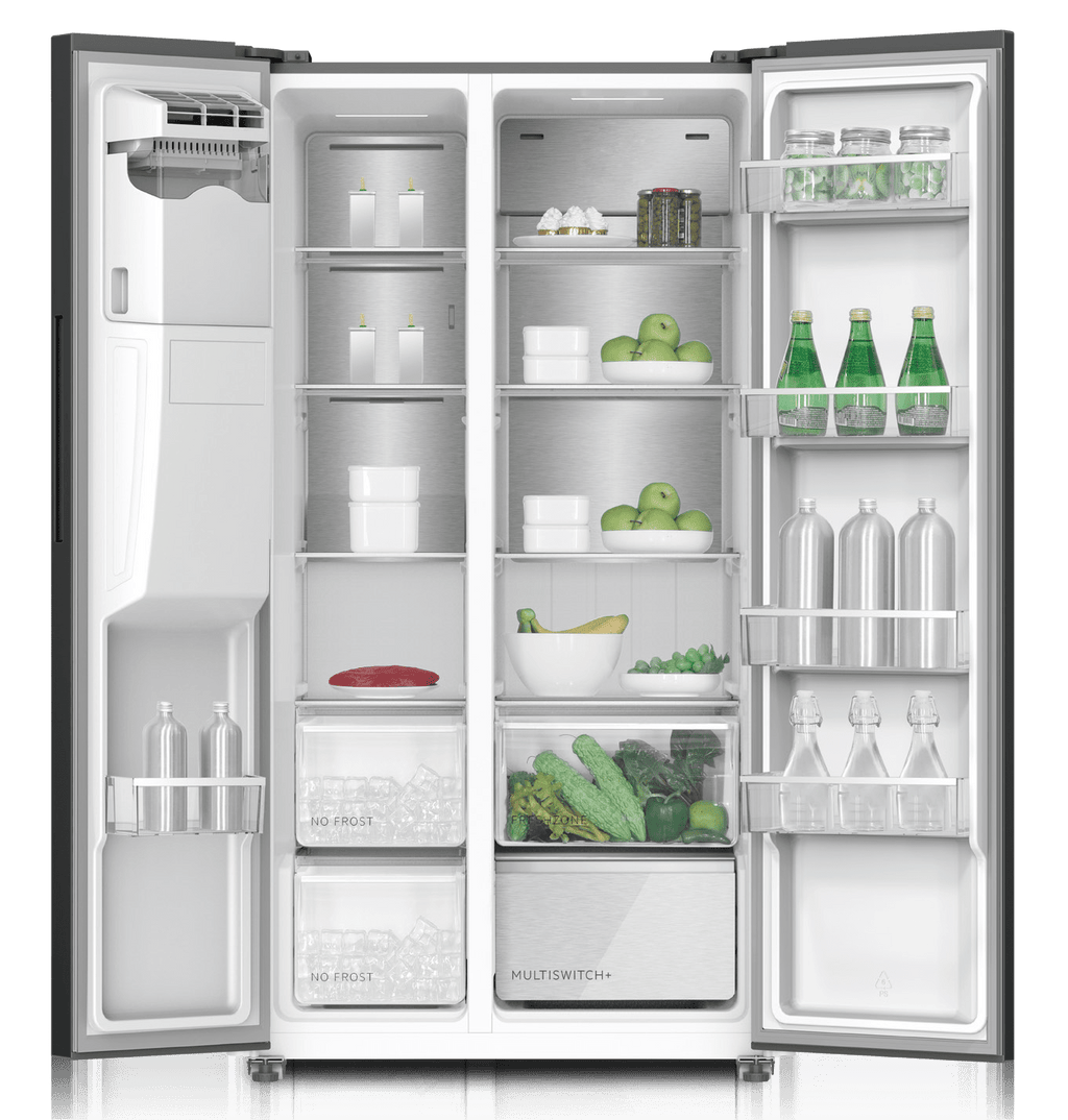 Redline Inverter RedLine 577L Side by Side Inverter Fridge with Water & Ice Dispenser ...