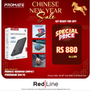 PROMATE 10000mAH Compact Smart Charging Power Bank 20W PD Dual USB-C and 22.5W USB-A Ports - Bolt-10PD - CNY Promo Till 28 Feb - Till Stock Last