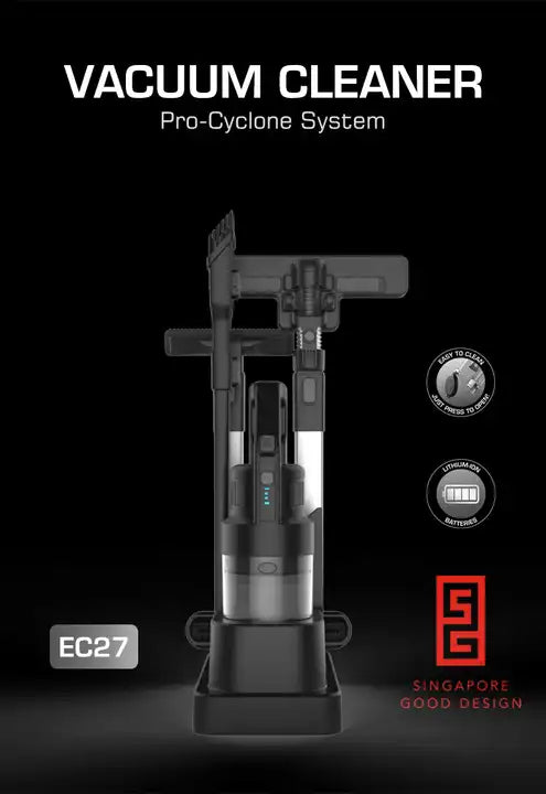ELUXGO  Pro-Cyclone Powerful and Lightweight Cordless Vacuum Cleaner - EC27 - Back In Store!