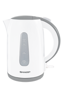 SHARP 1.7L 2200W Cordless White Kettle - EK-JX17-W3