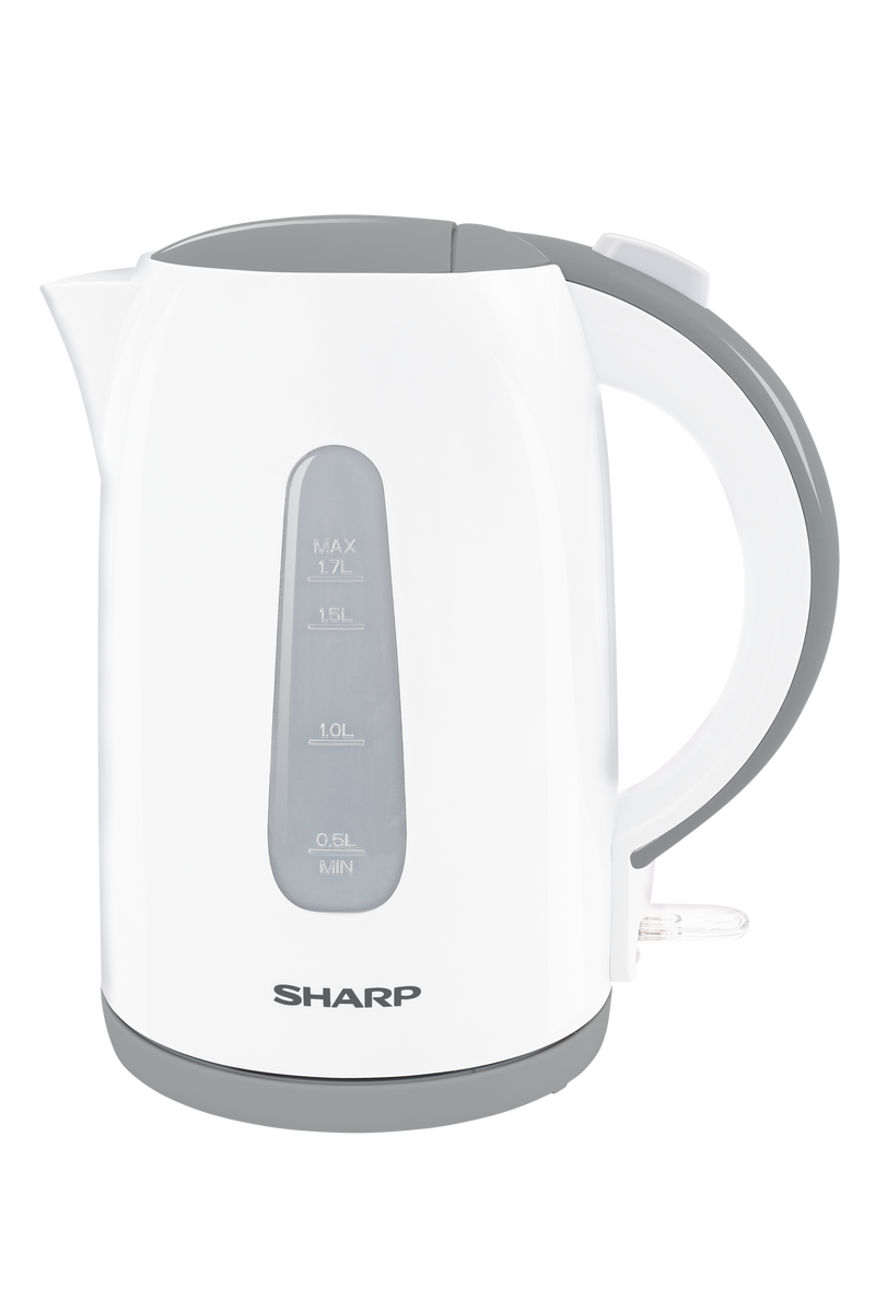 SHARP 1.7L 2200W Cordless White Kettle - EK-JX17-W3