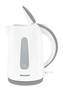 SHARP 1.7L 2200W Cordless White Kettle - EK-JX17-W3