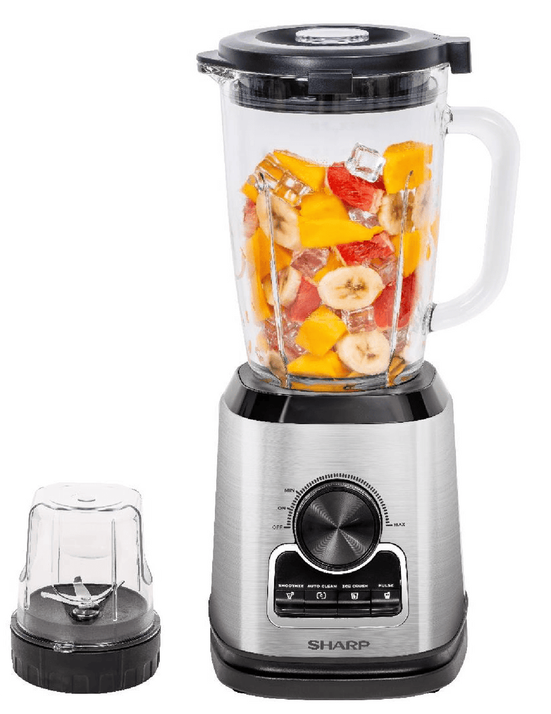 SHARP 1000w Blender with Grinder & Glass Jug - EM-TX81-S3 - New Arrival