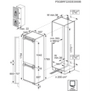ELECTROLUX 244L Serie 800, Built-in Combi Fridge with Freezer - ENC8MD18RO