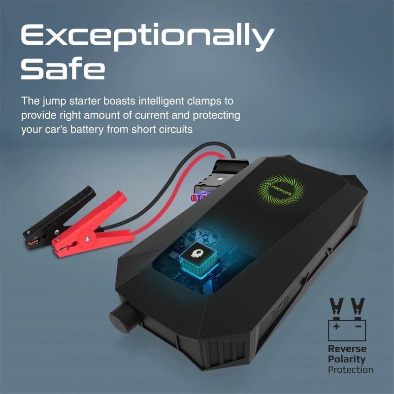 PROMATE Car 1500A/12V High Capacity Jump Starter Power Bank - HEXABOLT-20