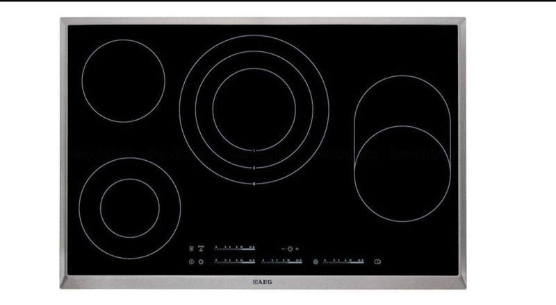 AEG 80cm Built in Ceramic Hob with 4 Cooking Zones - HK854870XB - Limited Stock