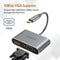 PROMATE USB-C to 4K HDMI & 1080p VGA Multimedia Adaptor - MEDIAHUB-C2