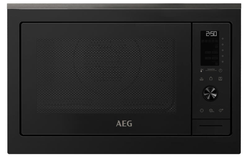 AEG 60cm Built-In CombiGrill AirFry Microwave Oven with 30L Capacity - MSE3057CB