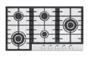 REDLINE 90cm Built-In Stainless Steel Gas Hob - PG9052RS-CC61 - Incoming End July