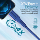 PROMATE 20W Power Delivery Fast Charging Lightning Cable - POWERLINK-120