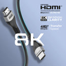 PROMATE - 3 meter HDMI to HDMI, Certified Ultra-High-Speed 8K@60Hz HDMI™ 2.1 Cable - PRIMELINK8K-300