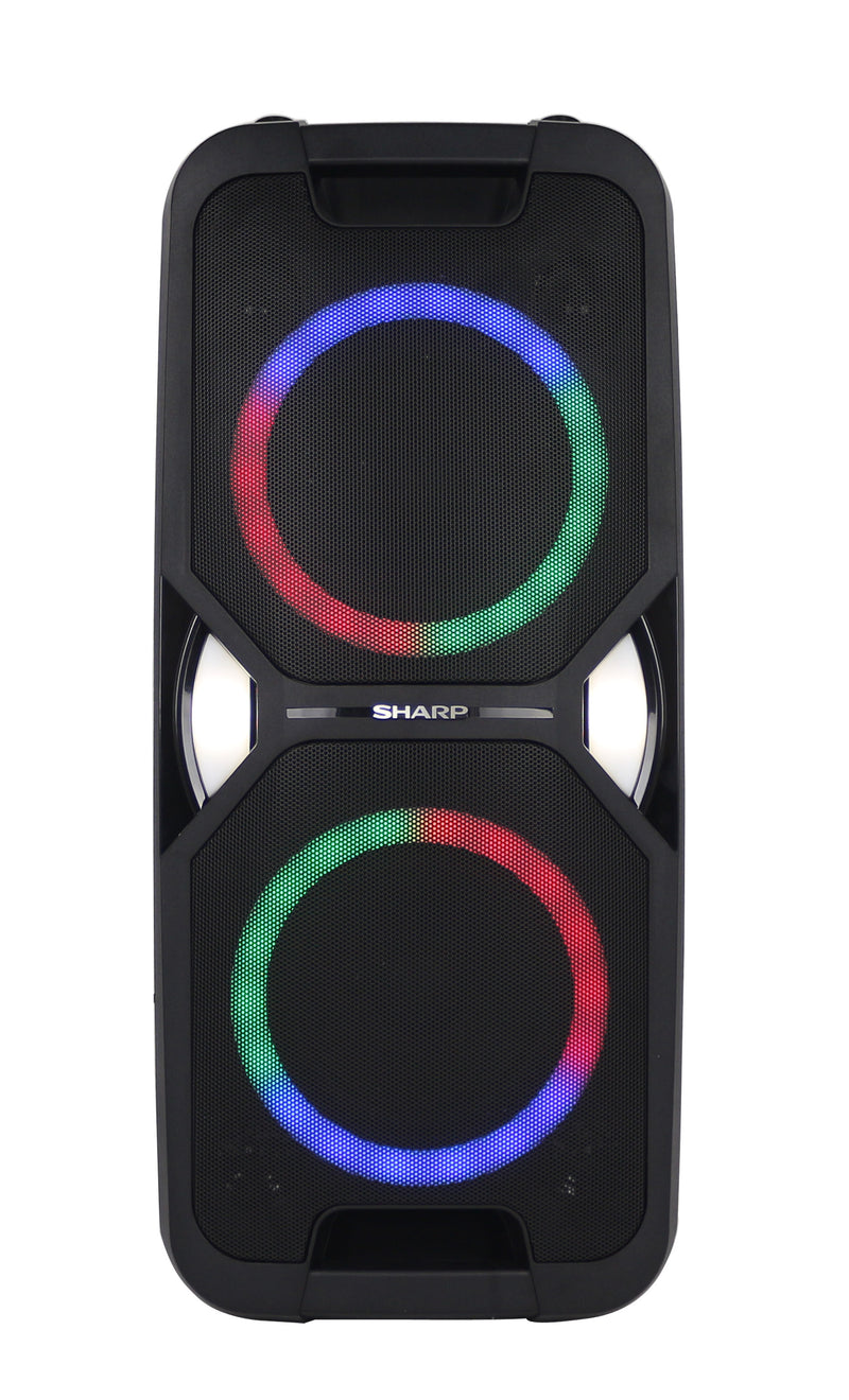 SHARP 45W RMS Portable Rechargeable Bluetooth Party Speaker with Free Microphone - PS-925