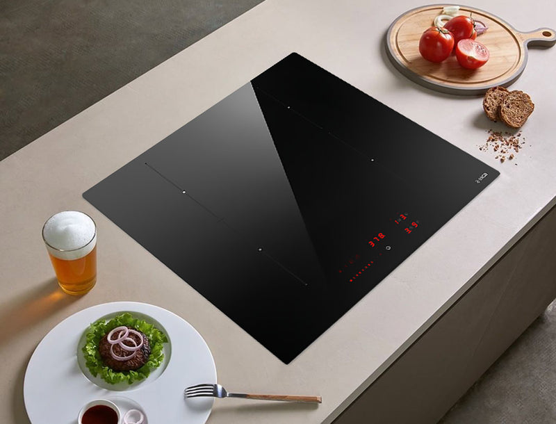 ELICA 60cm Ratio 604 PLUS Induction Hob with Black Glass  - RATIO604PLUSBL - NOW IN STORE!