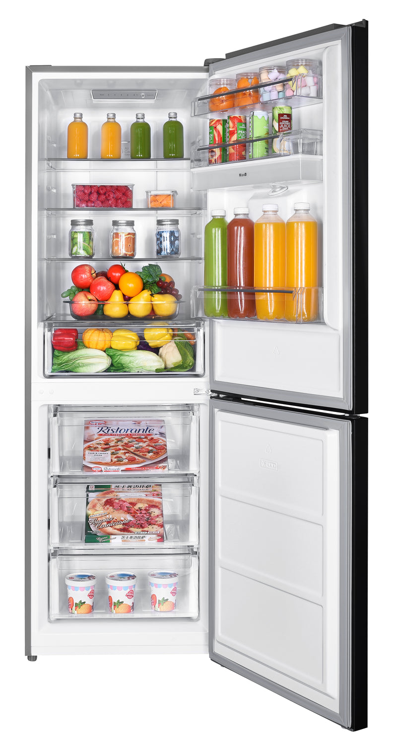 AEG 318L A+ Freestanding Black Combi Refrigerator - RCB36102NB